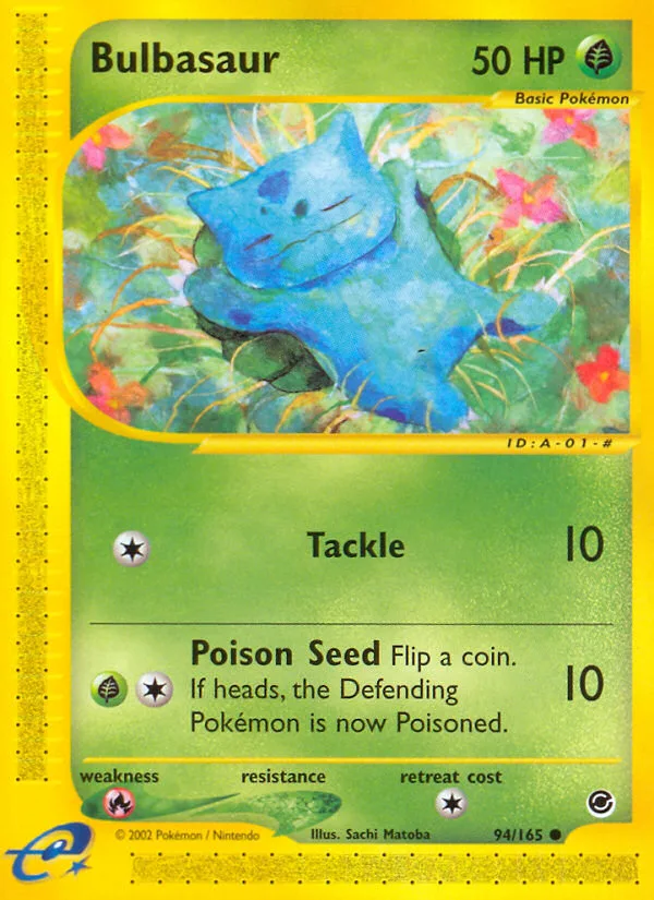 Bulbasaur · Expedition Base Set 94/165