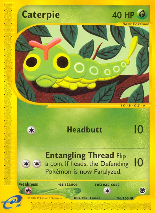 Caterpie · Expedition Base Set 96/165