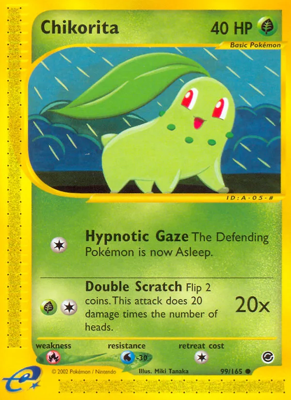 Chikorita · Expedition Base Set 99/165