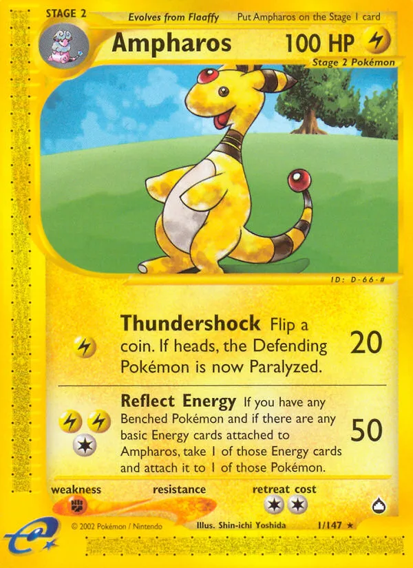 Ampharos · Aquapolis 1/147