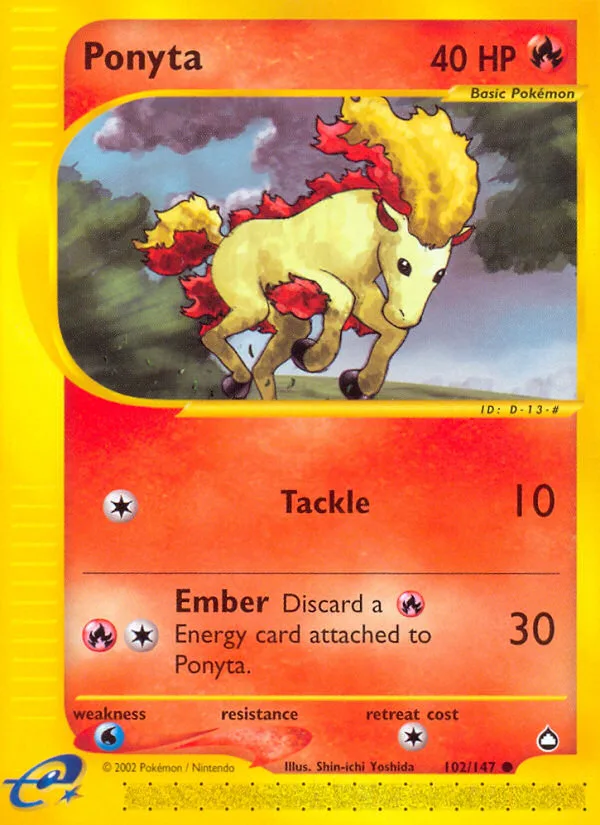 Ponyta · Aquapolis 102/147
