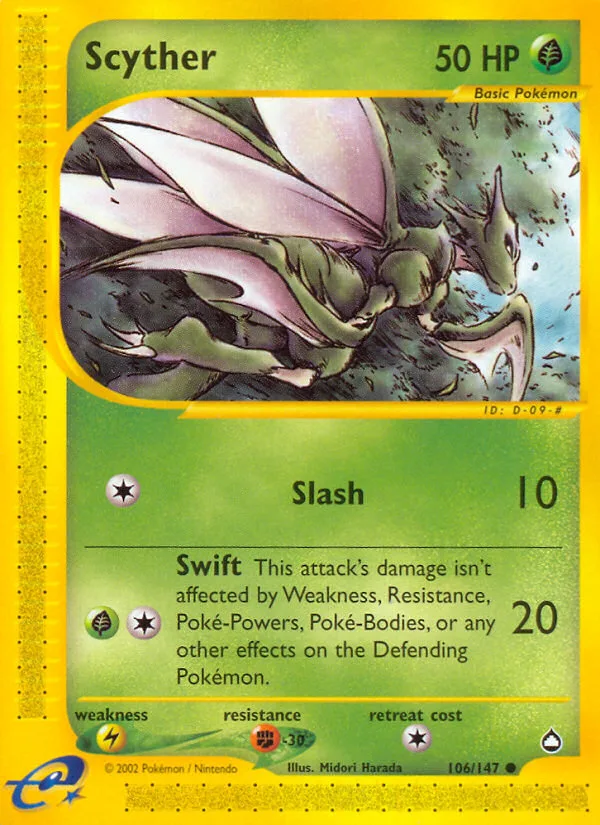 Scyther · Aquapolis 106/147