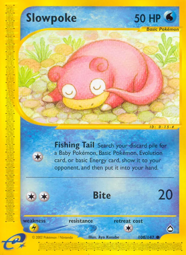 Slowpoke · Aquapolis 108/147