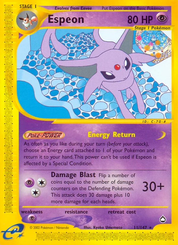 Espeon · Aquapolis 11/147