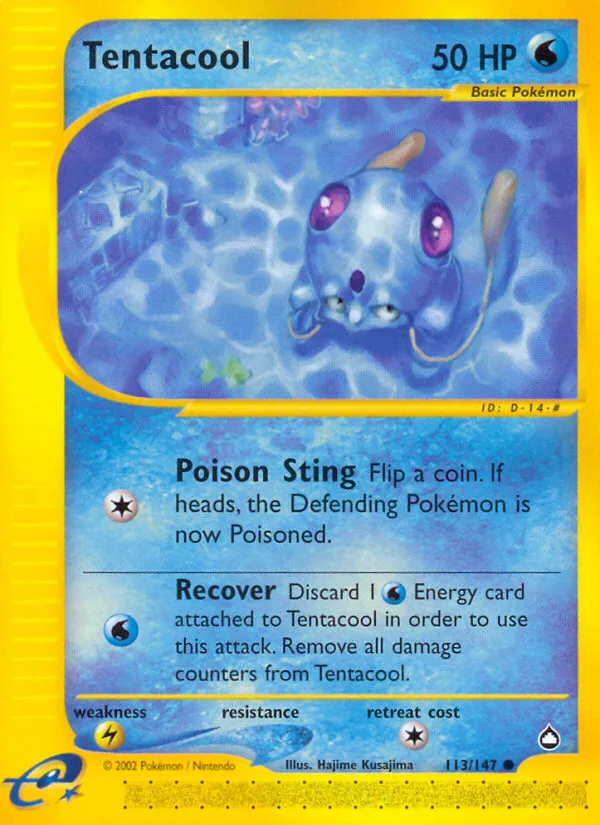 Tentacool · Aquapolis 113/147