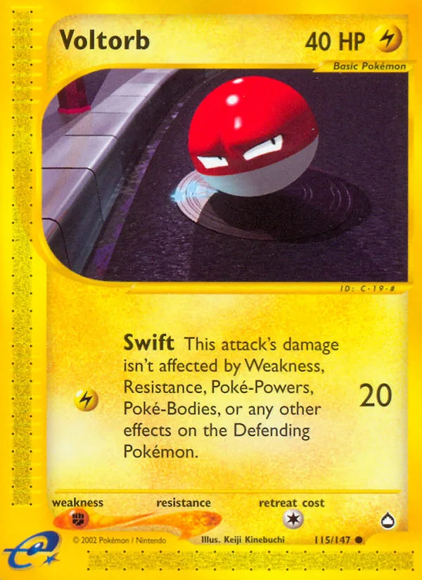 Voltorb · Aquapolis 115/147