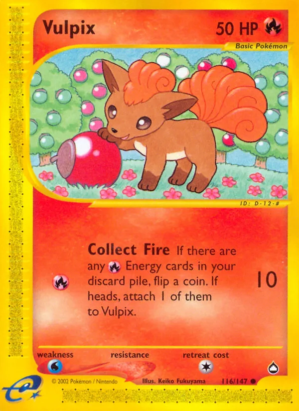 Vulpix · Aquapolis 116/147