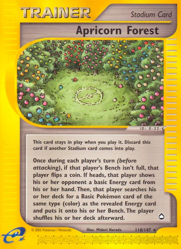 Apricorn Forest · Aquapolis 118/147
