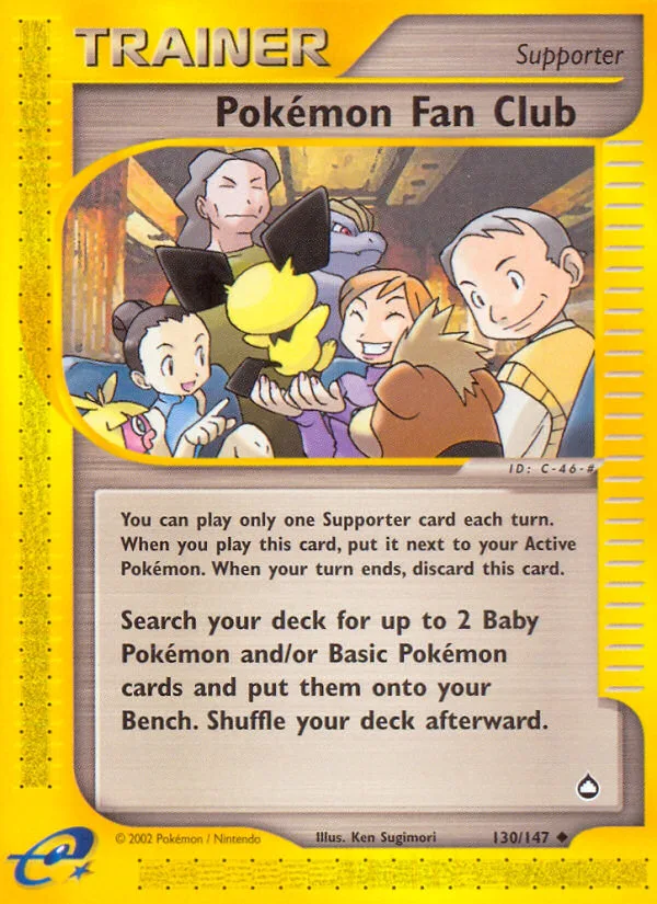 Pokémon Fan Club · Aquapolis 130/147