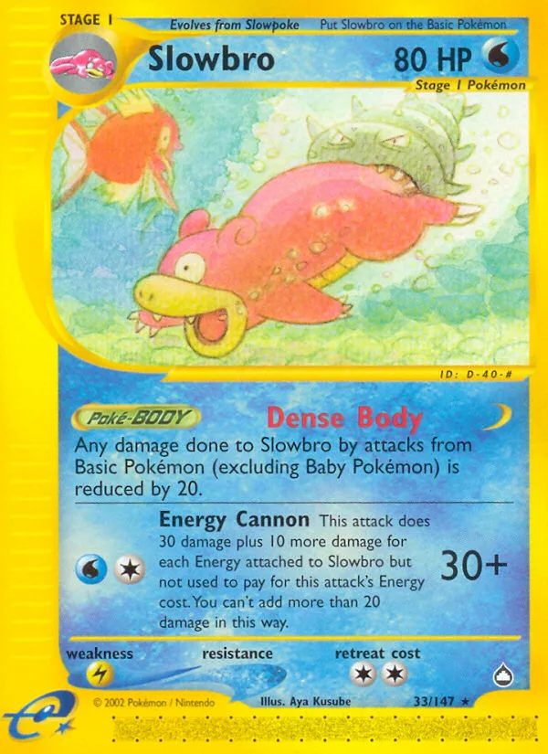 Slowbro · Aquapolis 33/147