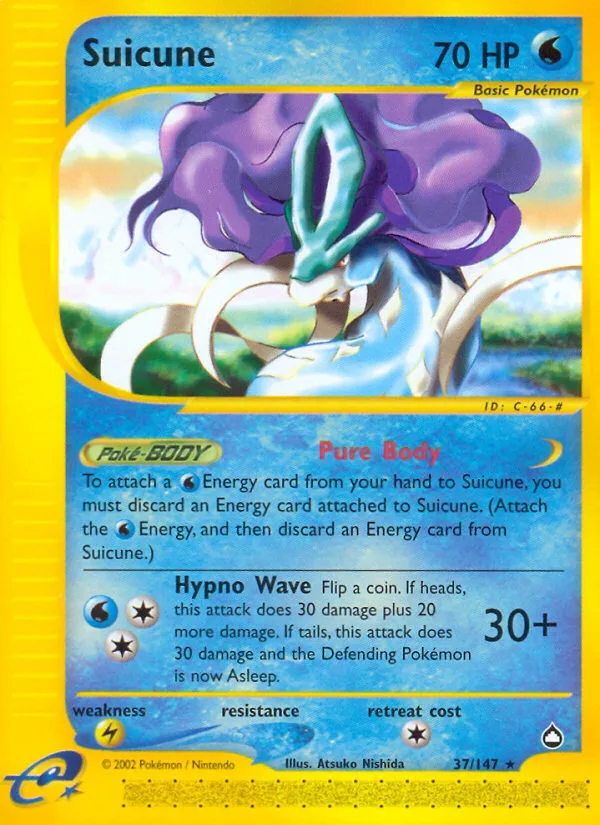 Suicune · Aquapolis 37/147