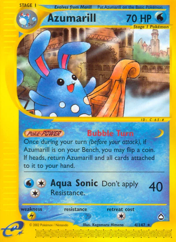 Azumarill · Aquapolis 4/147