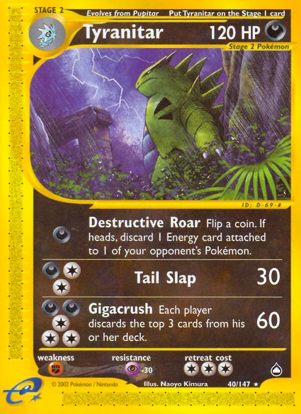 Tyranitar · Aquapolis 40/147
