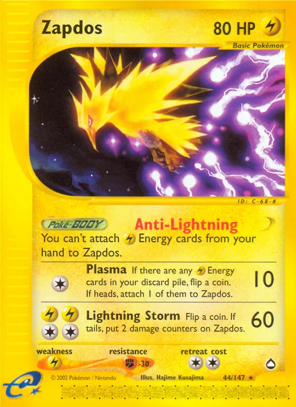 Zapdos · Aquapolis 44/147