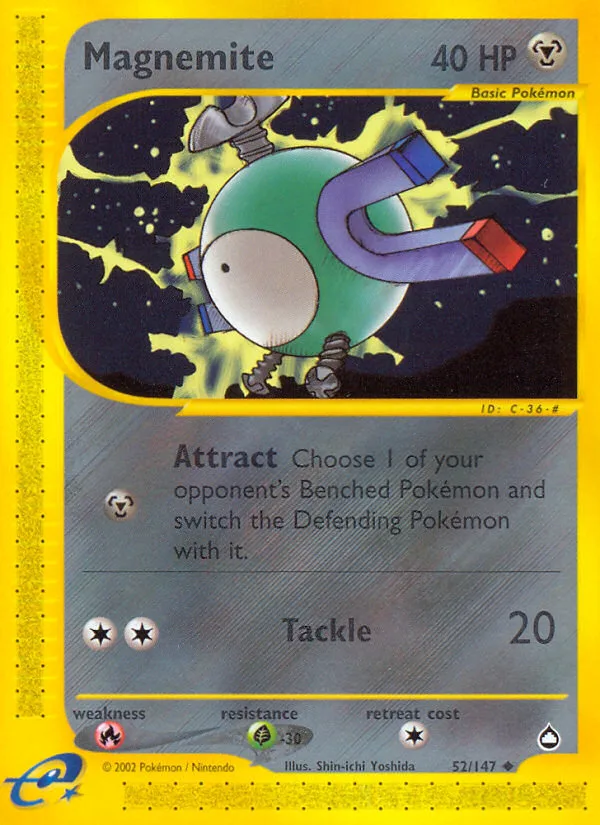 Magnemite · Aquapolis 52/147