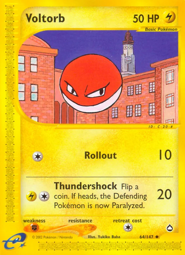 Voltorb · Aquapolis 64/147