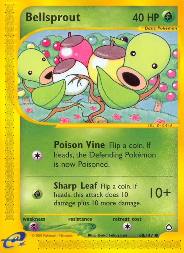 Bellsprout · Aquapolis 68/147