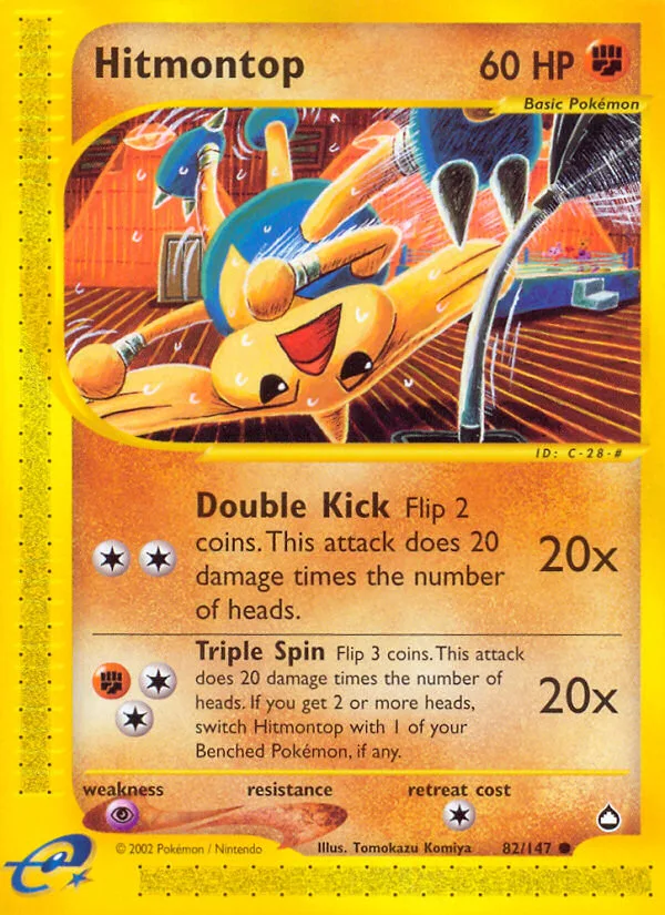 Hitmontop · Aquapolis 82/147