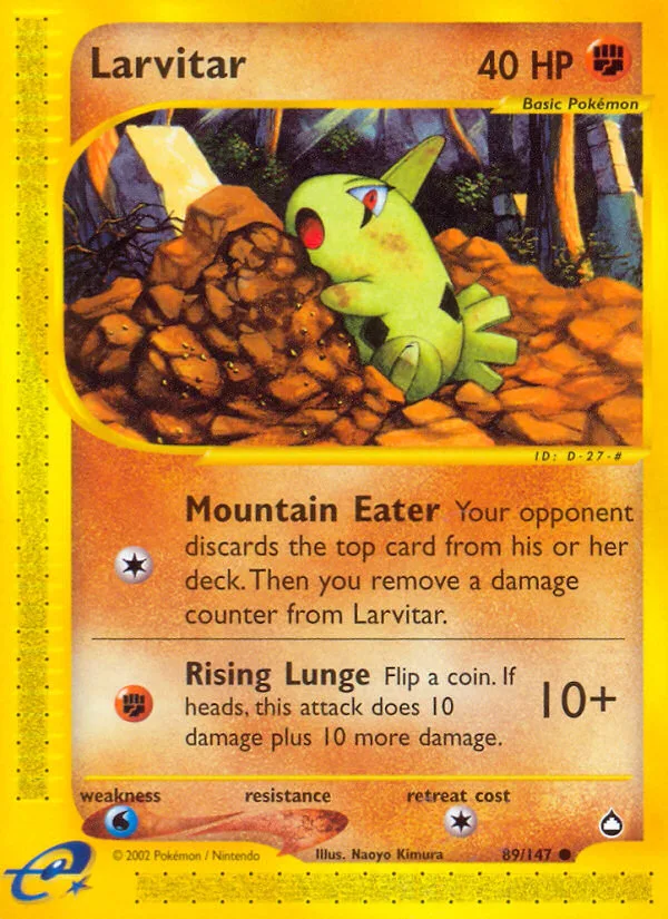 Larvitar · Aquapolis 89/147