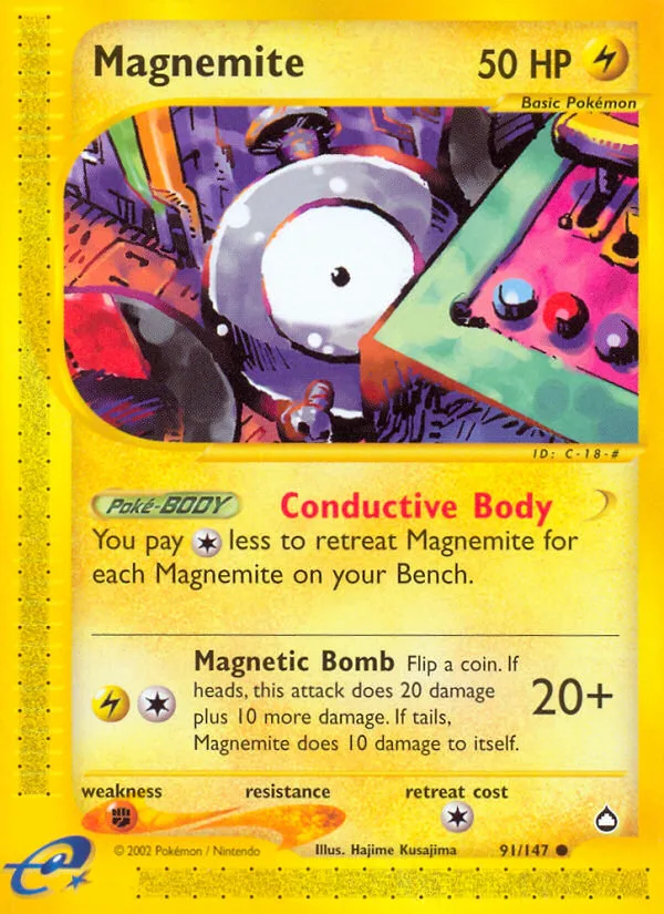 Magnemite · Aquapolis 91/147