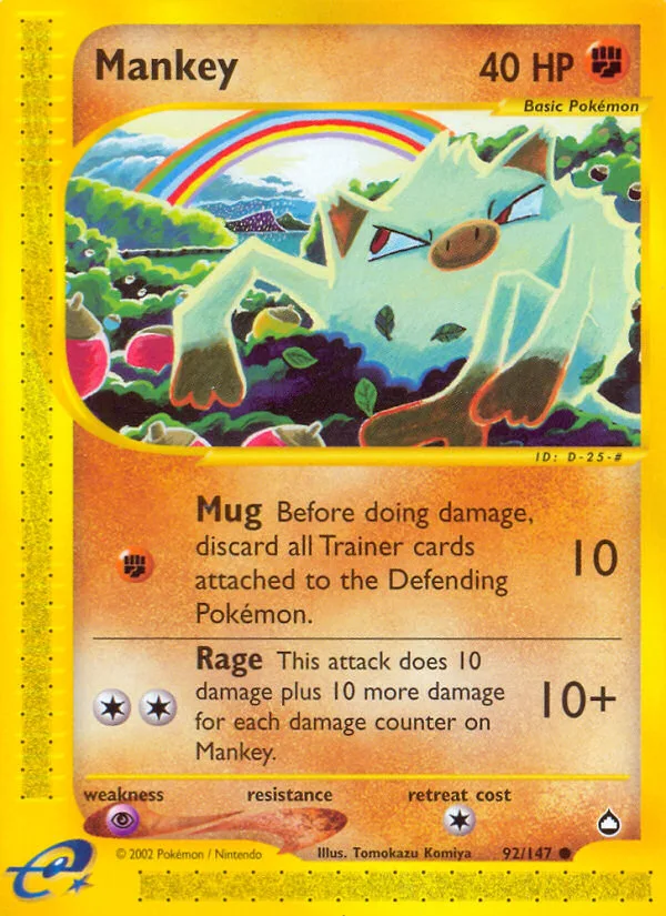 Mankey · Aquapolis 92/147
