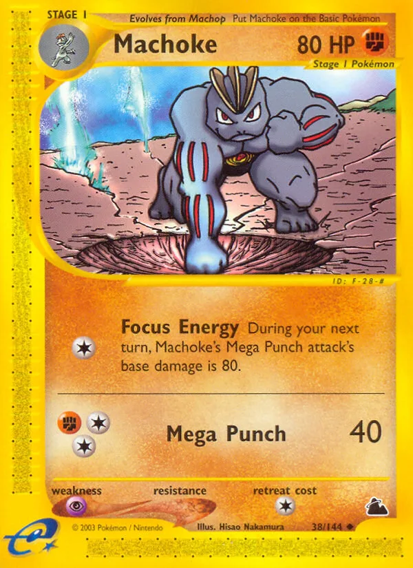 Machoke · Skyridge 38/144