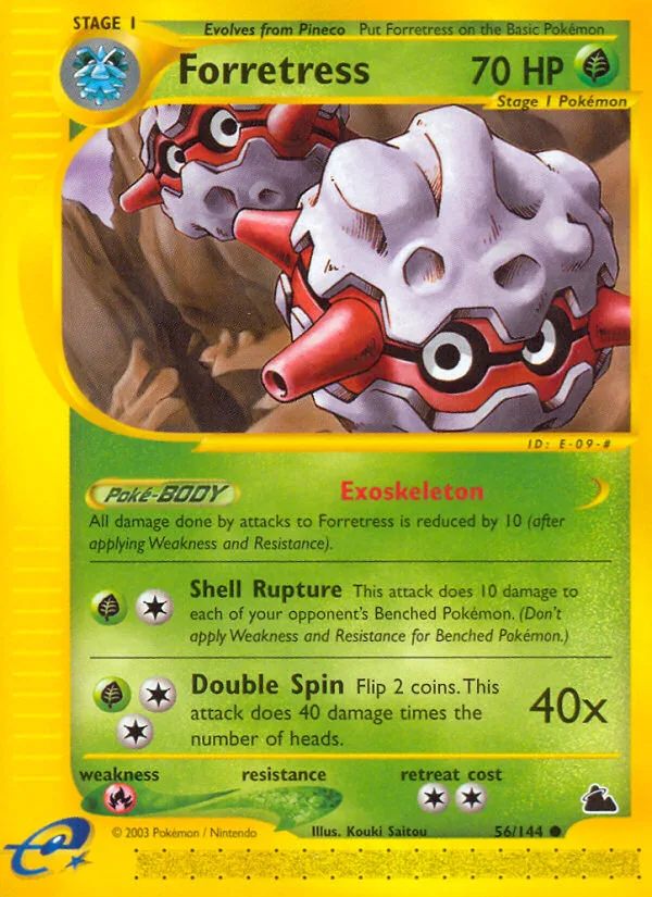 Forretress · Skyridge 56/144