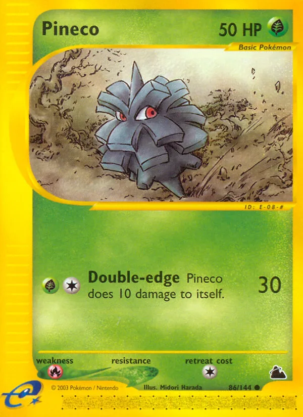 Pineco · Skyridge 86/144
