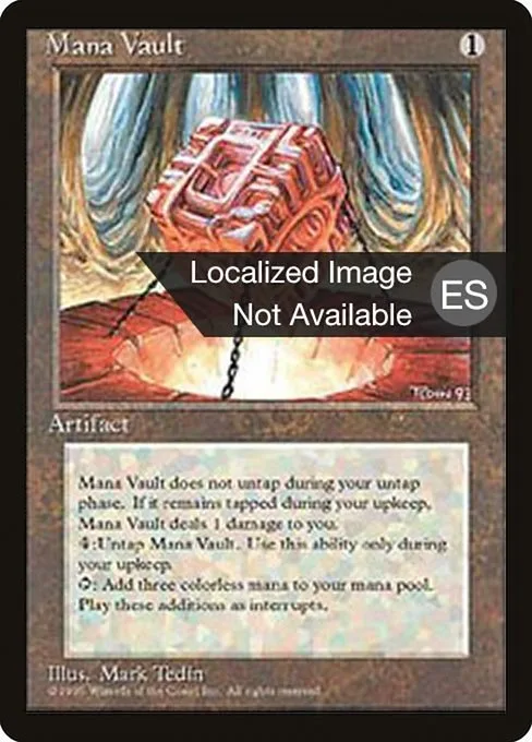 Mana Vault · Fourth Edition Foreign Black Border 334/378