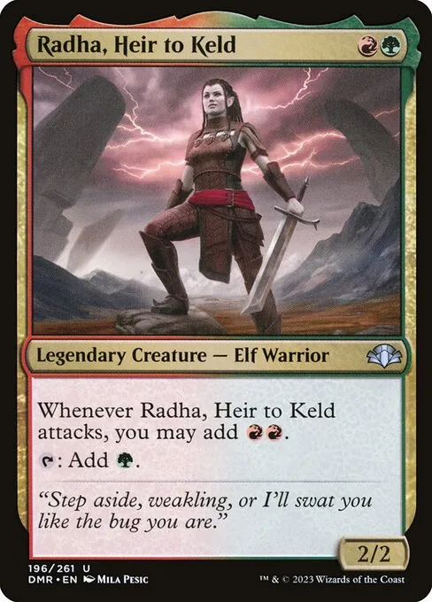Radha, Heir to Keld · Dominaria Remastered 196/457