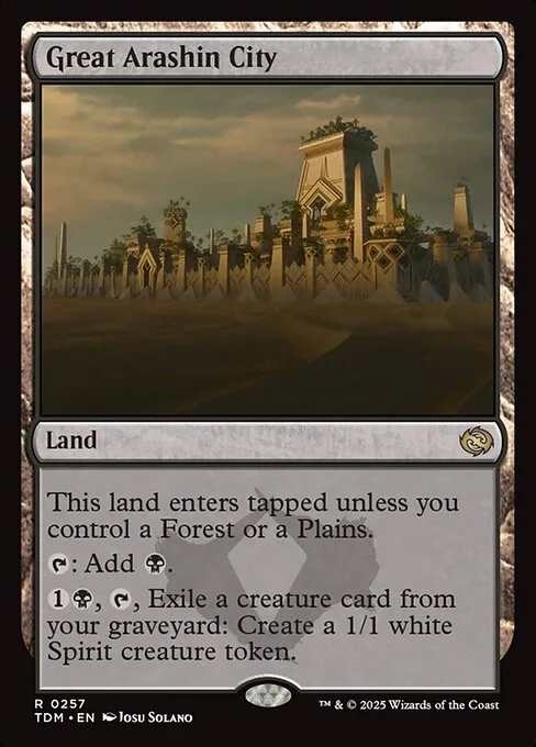 Great Arashin City · Tarkir: Dragonstorm 257/427