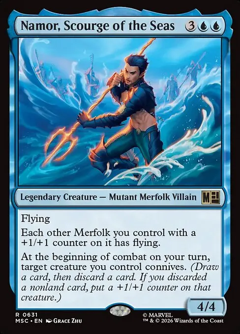 Namor, Scourge of the Seas · Marvel Super Heroes Commander 631/9
