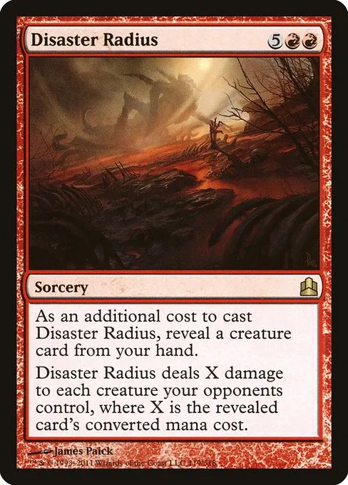 Disaster Radius · Commander 2011 119/318