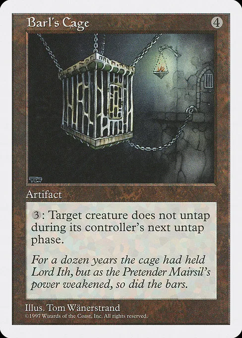 Barl's Cage · Fifth Edition 352/460