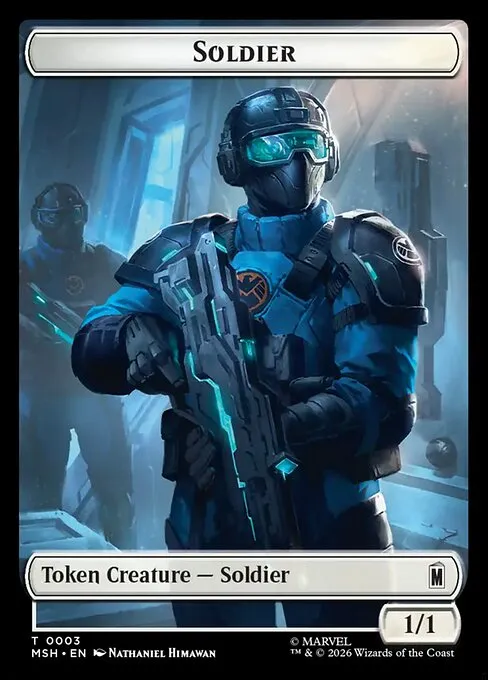 Soldier · Marvel Super Heroes Tokens 3