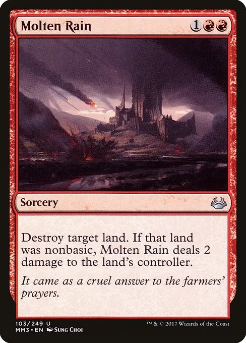 Molten Rain · Modern Masters 2017 103/249