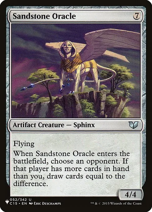 Sandstone Oracle · The List C15-52/5050