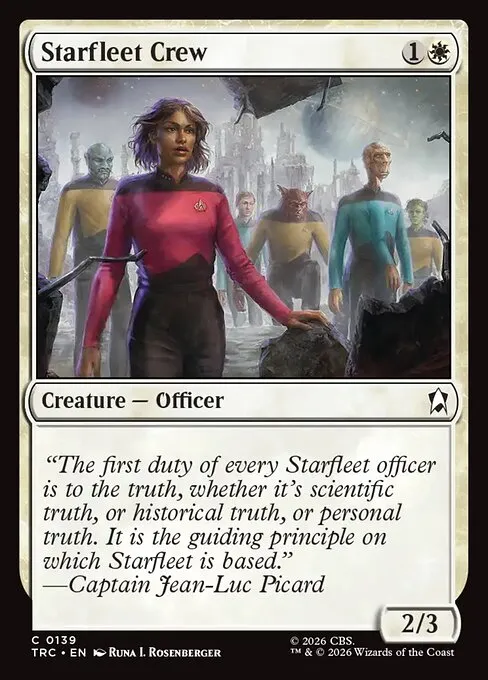 Starfleet Crew · Star Trek Commander 139/1