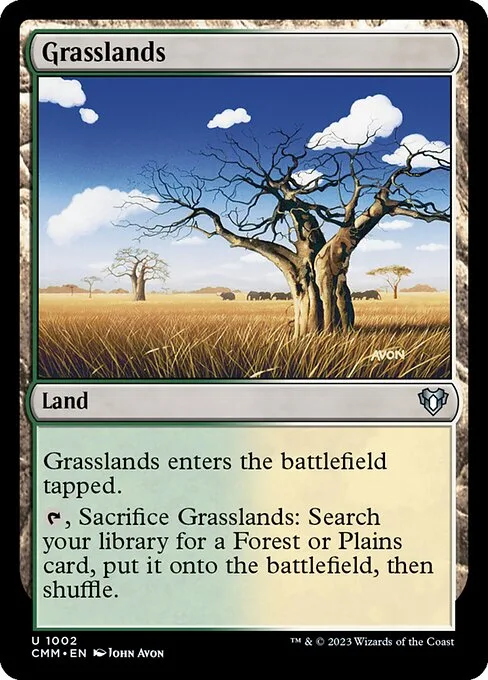 Grasslands · Commander Masters 1002/1067