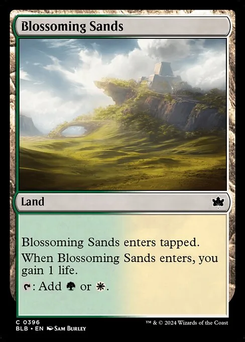 Blossoming Sands · Bloomburrow 396/398