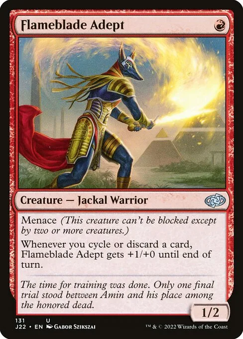 Flameblade Adept · Jumpstart 2022 131/835