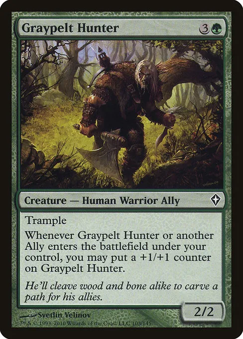 Graypelt Hunter · Worldwake 103/145