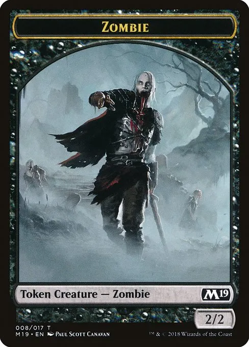 Zombie · Core Set 2019 Tokens 8/18