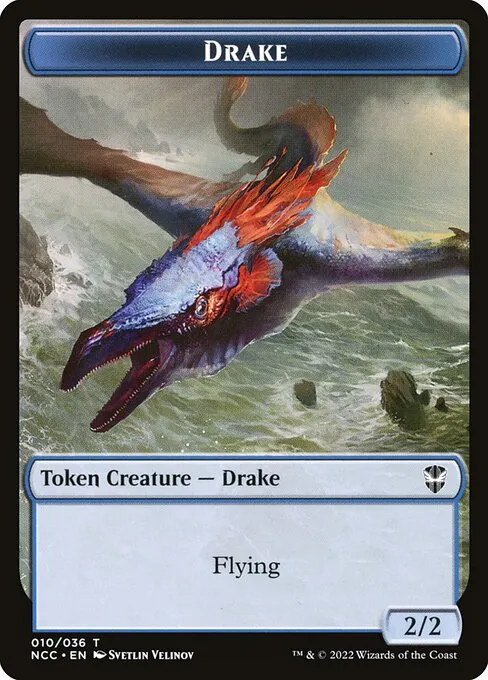 Drake · New Capenna Commander Tokens 10/36