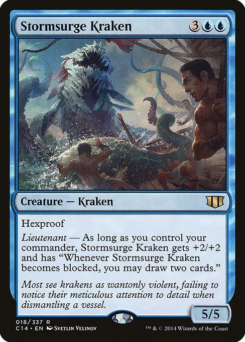 Stormsurge Kraken · Commander 2014 18/337