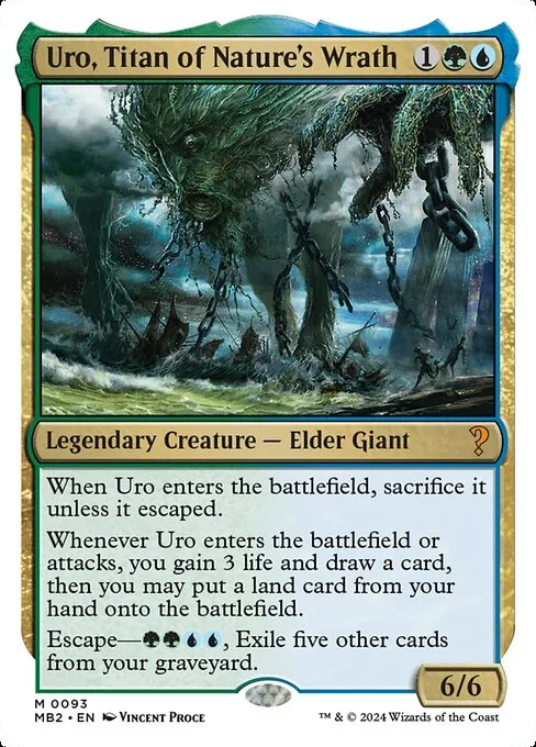 Uro, Titan of Nature's Wrath · Mystery Booster 2 93/385