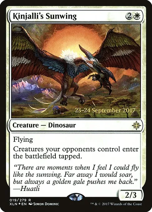Kinjalli's Sunwing · Ixalan Promos 19s/120