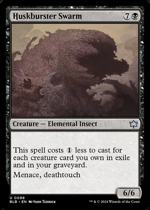 Huskburster Swarm · Bloomburrow 98/398