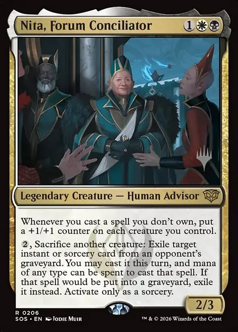 Nita, Forum Conciliator · Secrets of Strixhaven Promos 206p/80
