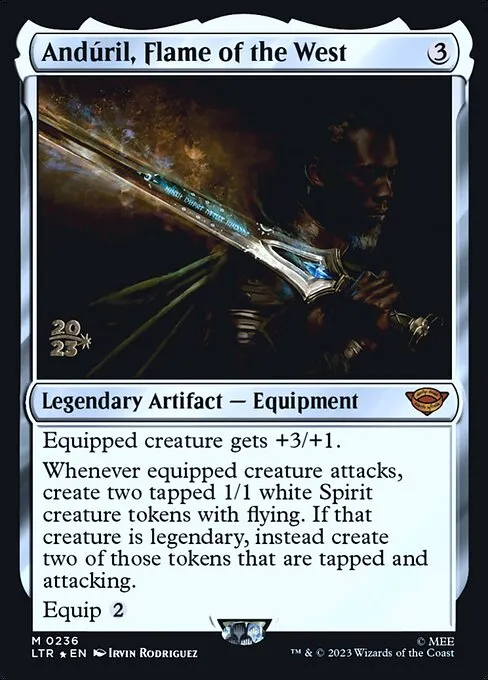 Andúril, Flame of the West · Tales of Middle-earth Promos 236s/86